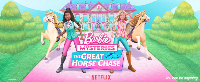 Barbie Mysteries: The Great Horse Chase — now on Netflix